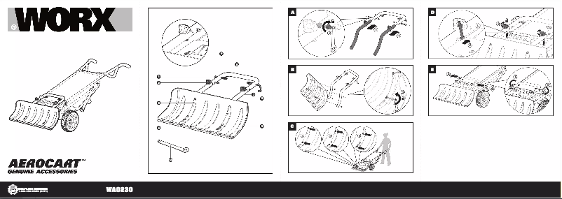 Page n°1 - Manuel utilisateur Worx Aerocart WA0230