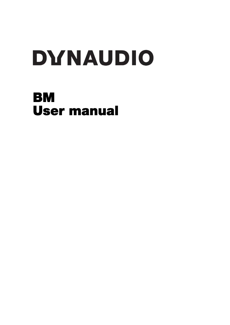 Image de la première page du manuel de l'appareil BM6A