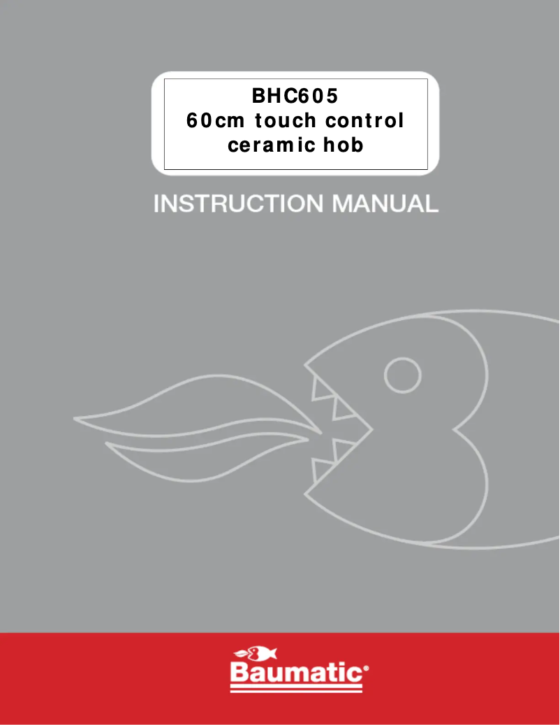 Page n°1 - Manuel utilisateur Baumatic BHC605