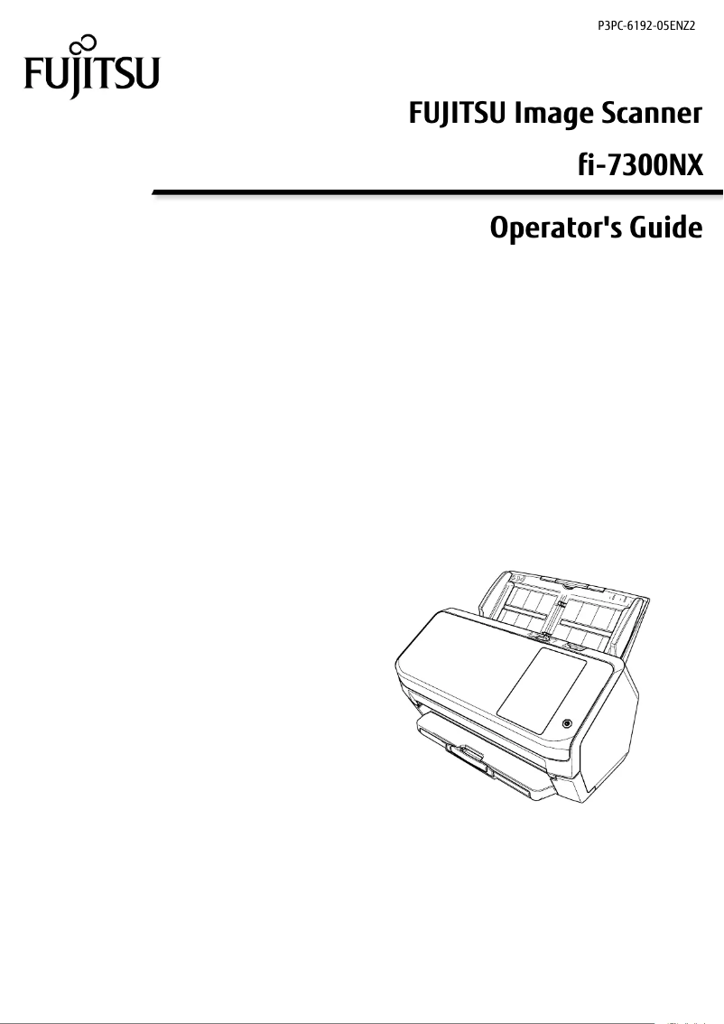 Page 1 de la notice Manuel utilisateur Fujitsu Image Scanner fi-7300NX