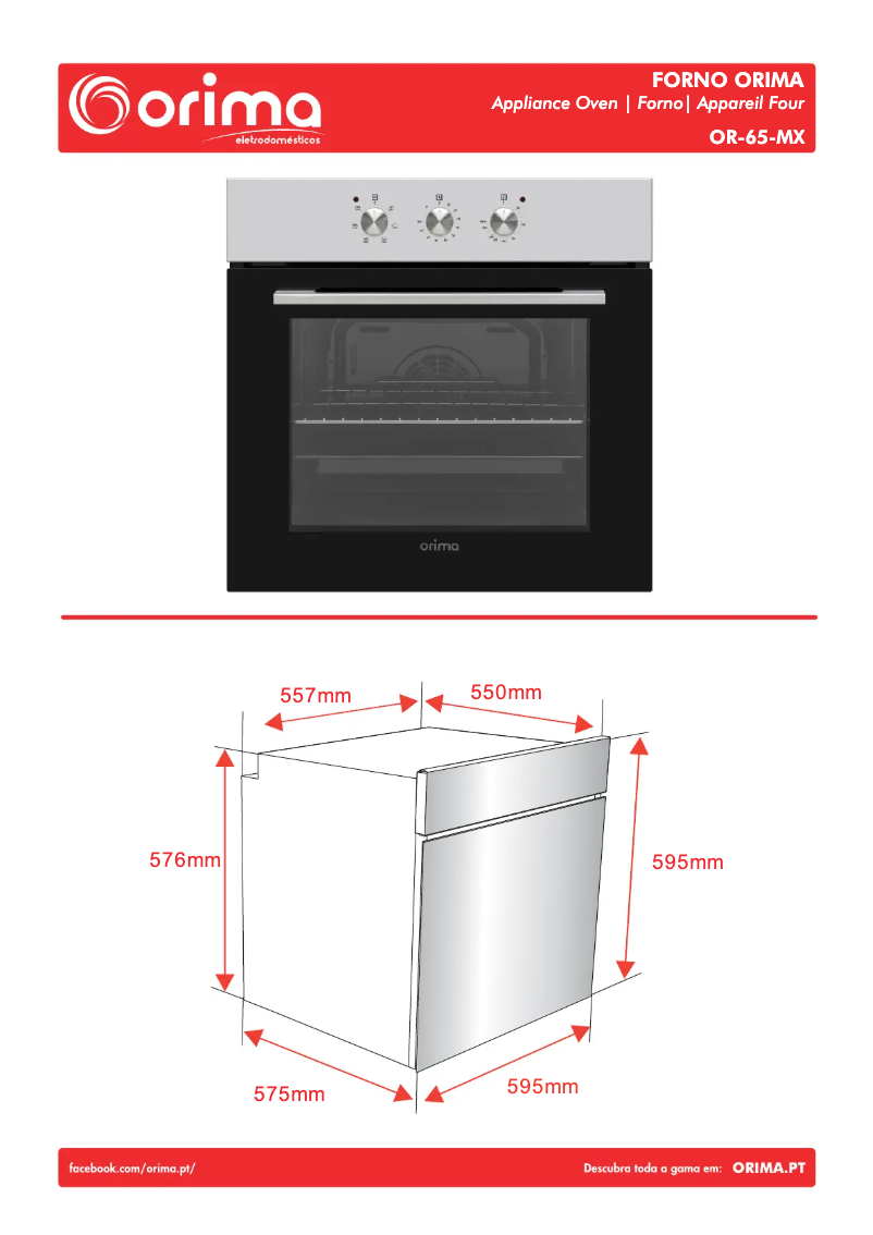 Page 1 de la notice Brochure Orima OR-65-MX