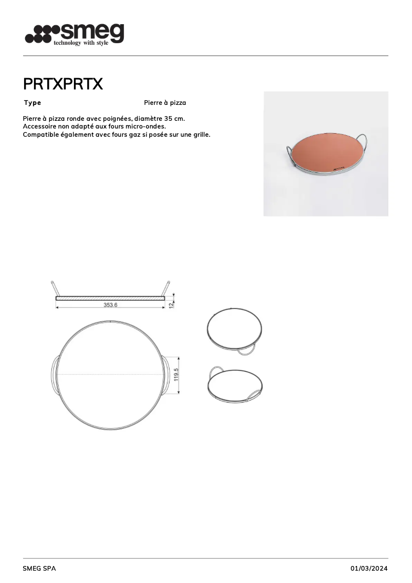 Image de la première page du manuel de l'appareil PRTX