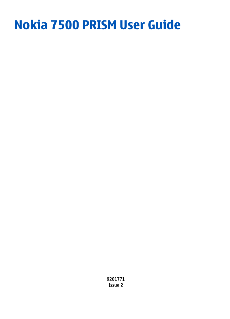 Page 1 de la notice Manuel utilisateur Atto 7500