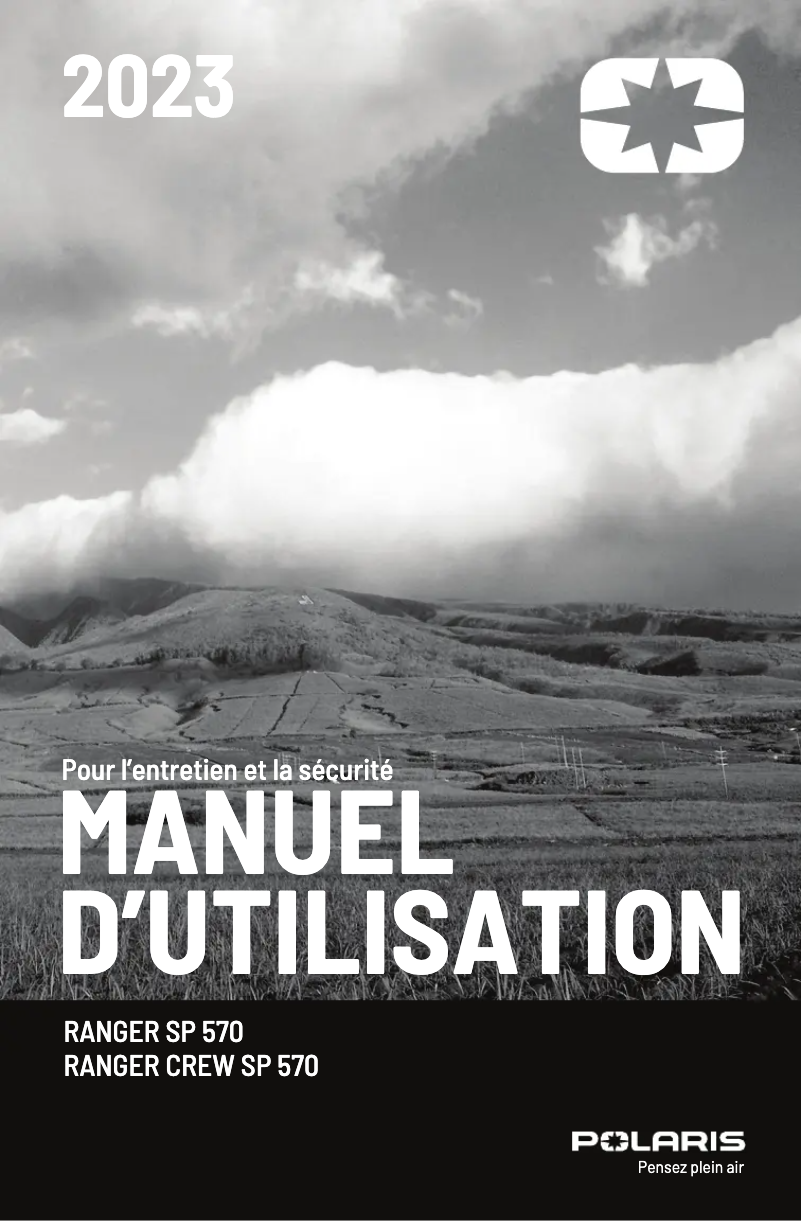 Image de la première page du manuel de l'appareil RANGER SP 570 (2023)