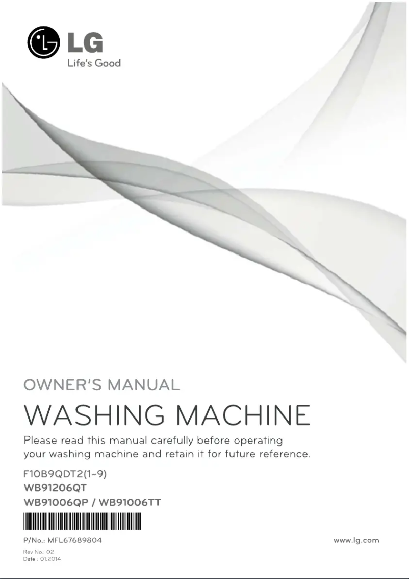 Image de la première page du manuel de l'appareil WB91006TT