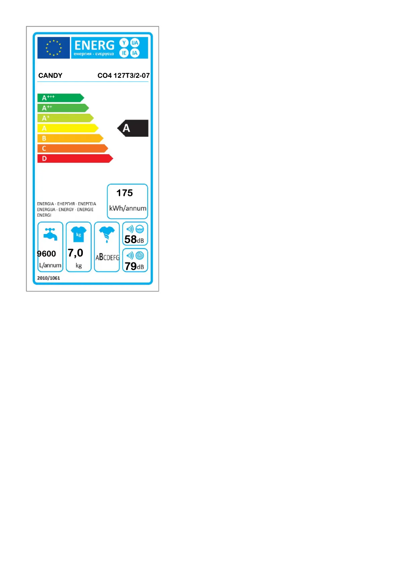 Image de la première page du manuel de l'appareil CO4 127T3/2-07
