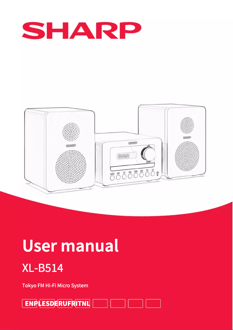 Image de la première page du manuel de l'appareil XL-B514
