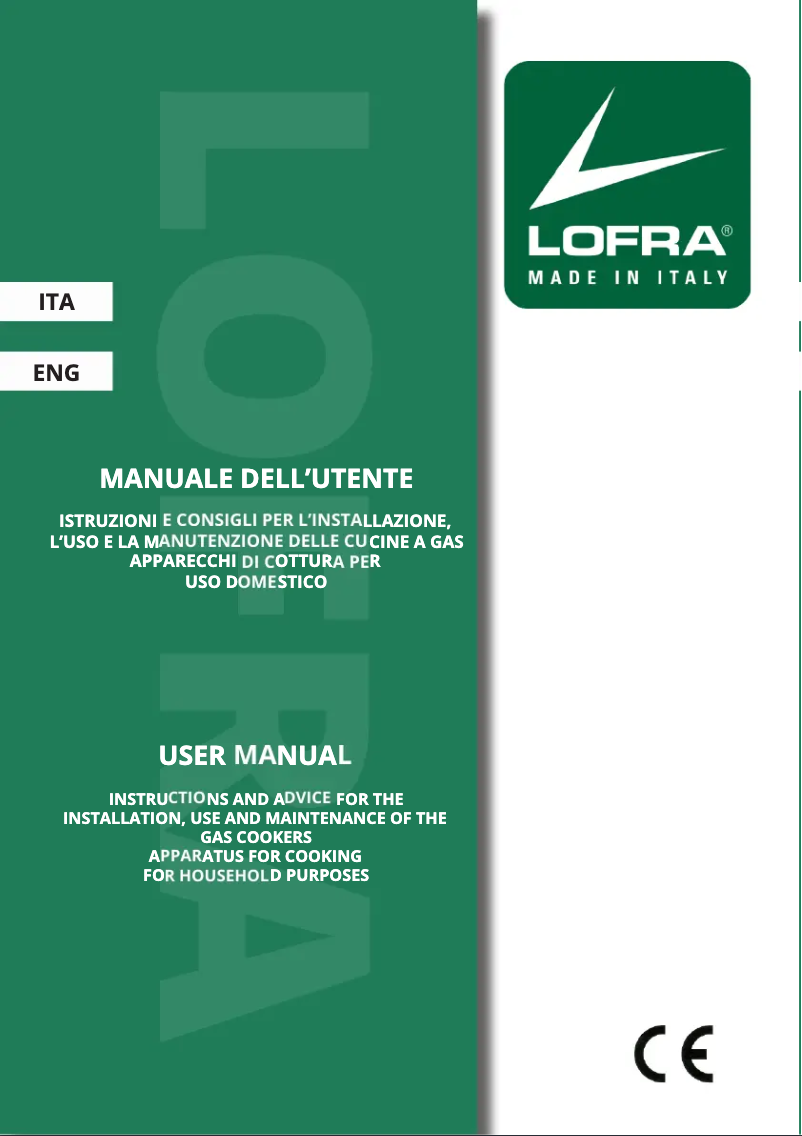 Page n°1 - Manuel utilisateur Lofra PR126SMFET + DMFT / 2AEO
