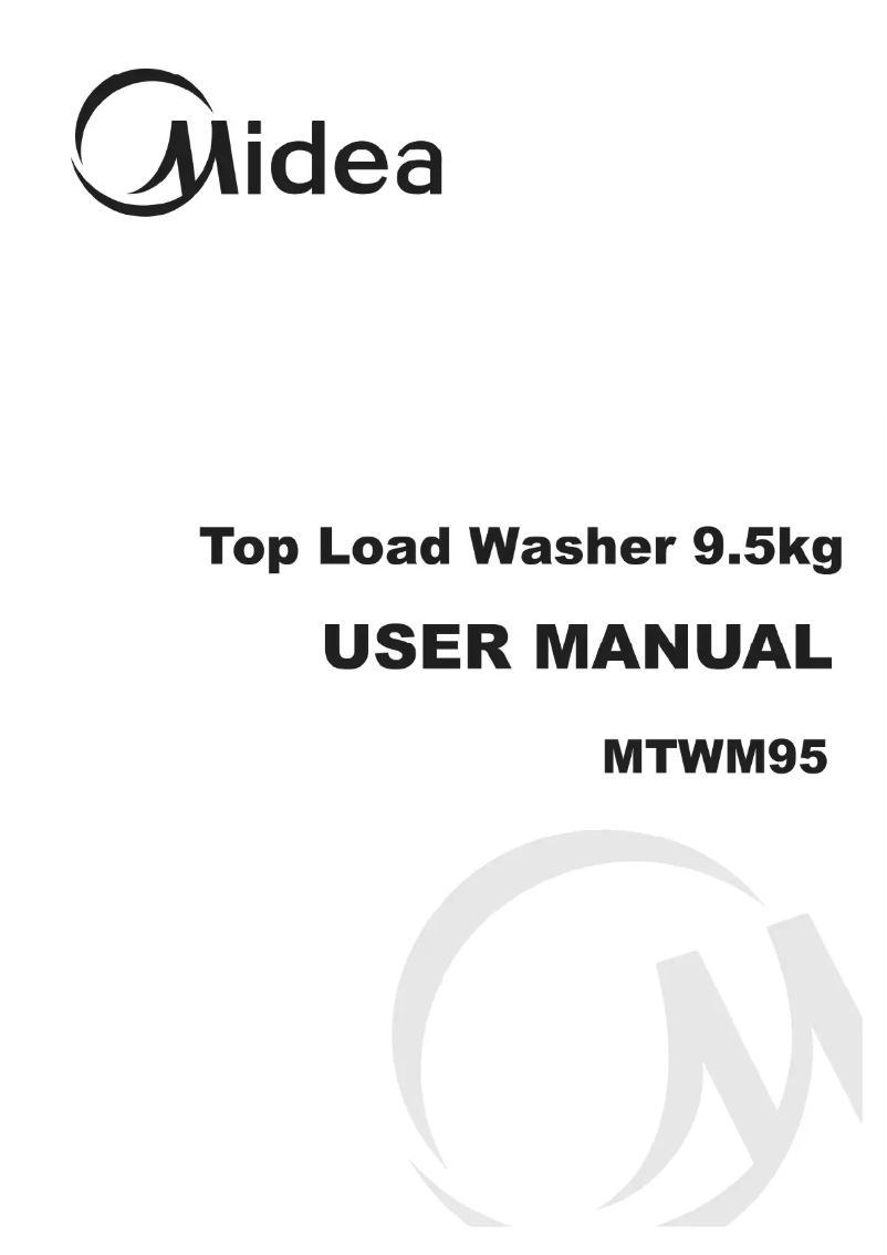 Image de la première page du manuel de l'appareil MTWM95