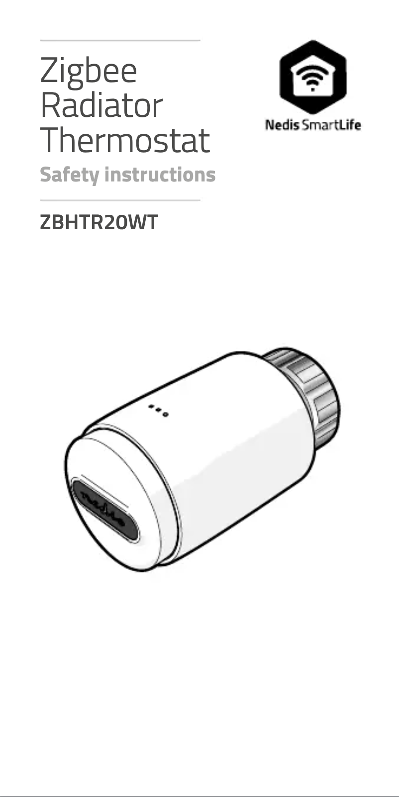 Image de la première page du manuel de l'appareil ZBHTR20WT