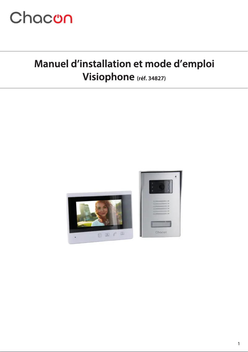 Image de la première page du manuel de l'appareil 34827