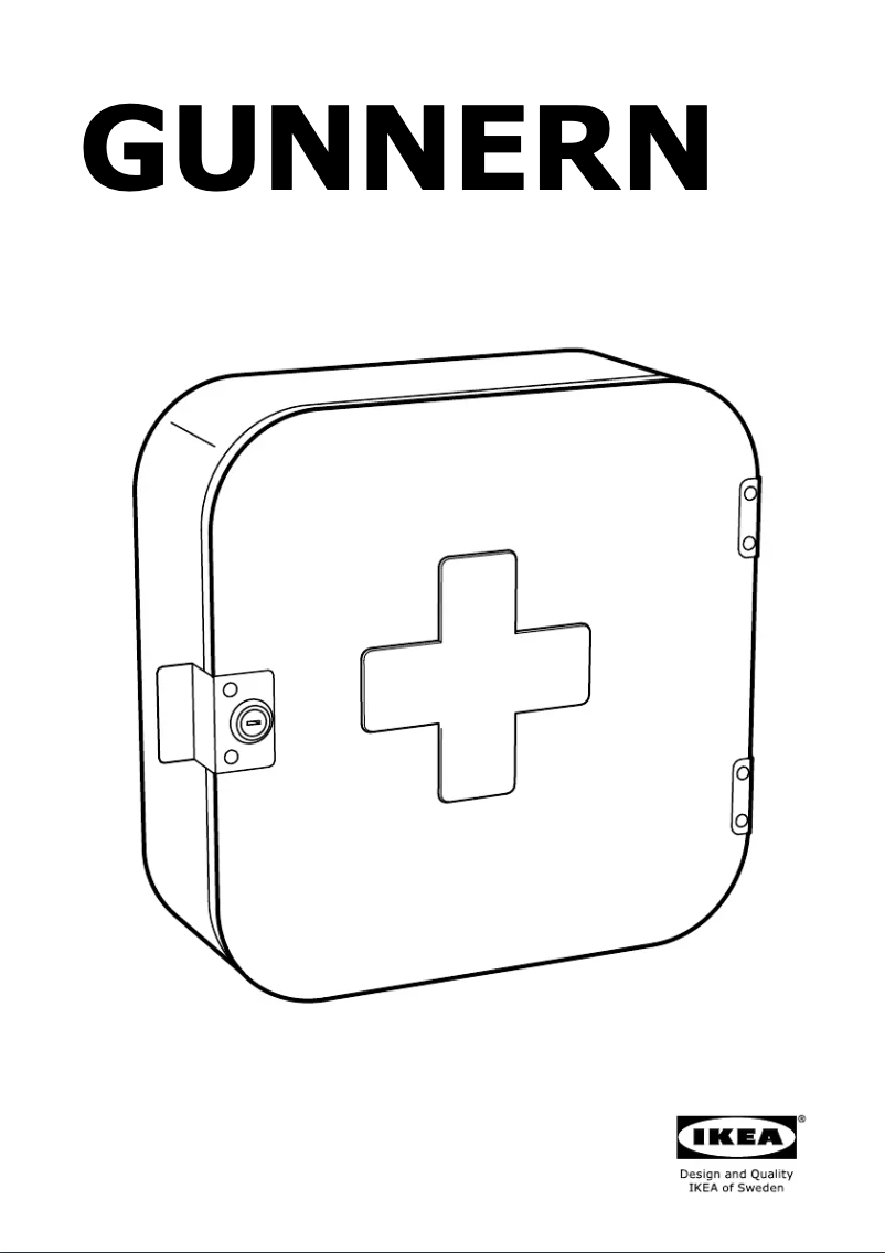 Page 1 de la notice Manuel utilisateur Ikea GUNNERN
