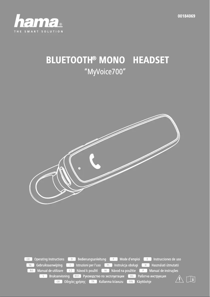 Página 1 del manual Manual de usuario Hama MyVoice700