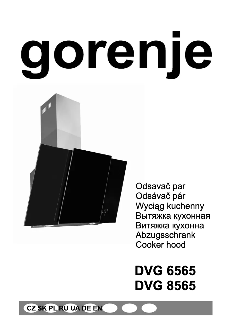 Page n°1 - Manuel utilisateur Gorenje DVG 800 AX