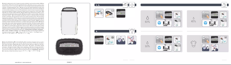 Page 1 de la notice Manuel utilisateur Rowenta Intense Dry Compact DH4212