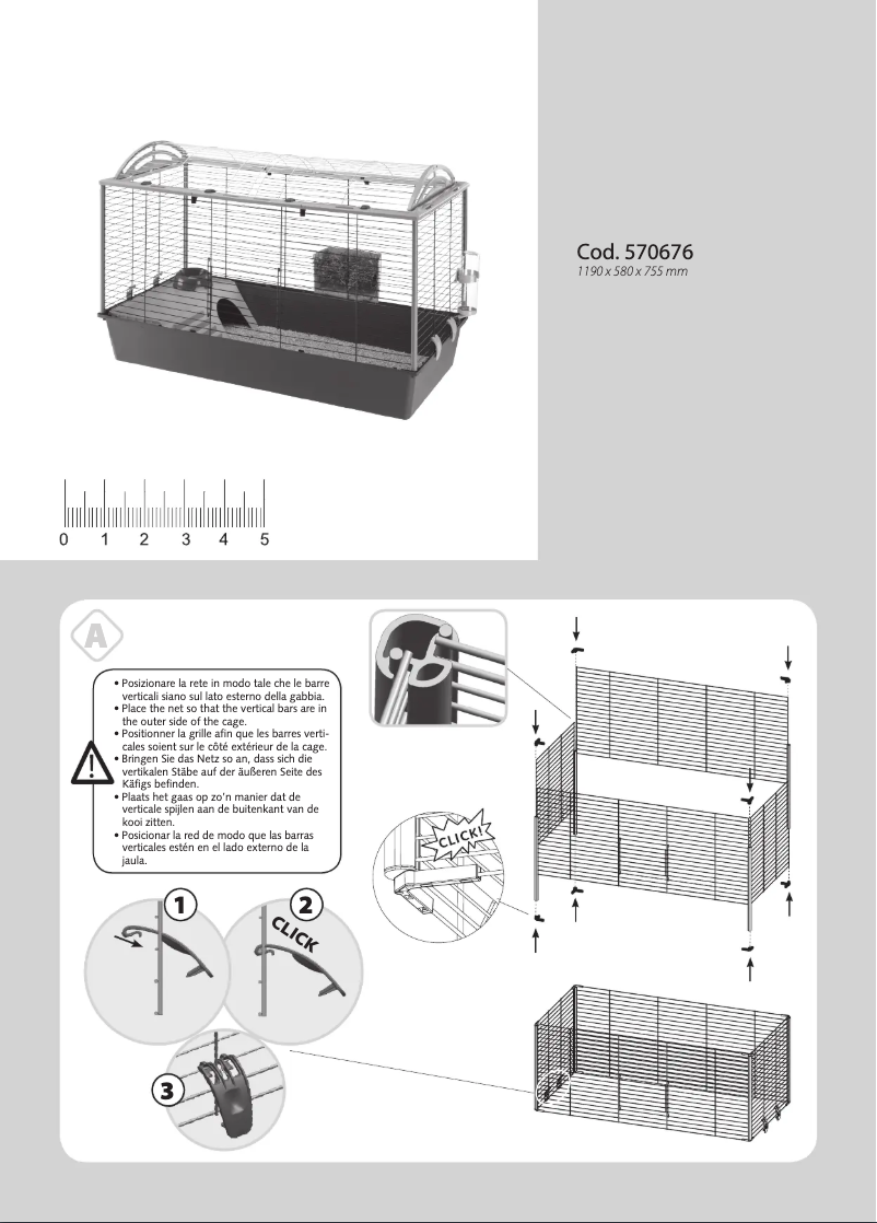 Page n°1 - Manuel utilisateur Ferplast Casita 120H