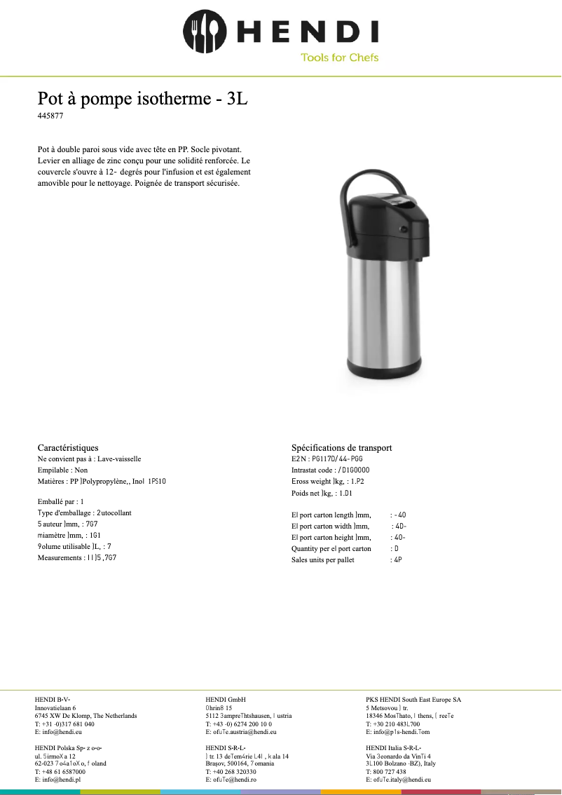 Image de la première page du manuel de l'appareil 445877