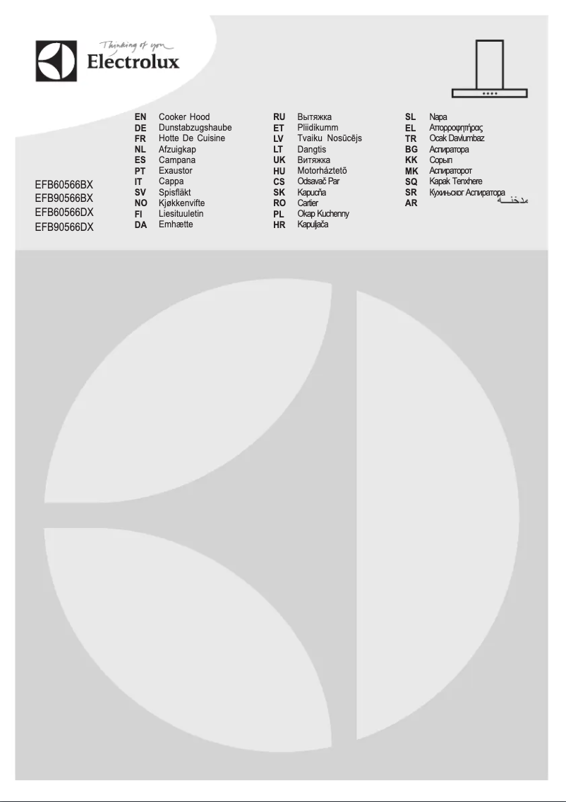 Page n°1 - Manuel utilisateur Electrolux EFB90566DX