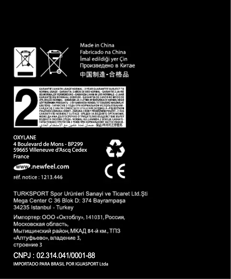 Page n°1 - Manuel utilisateur Domyos Dista 300