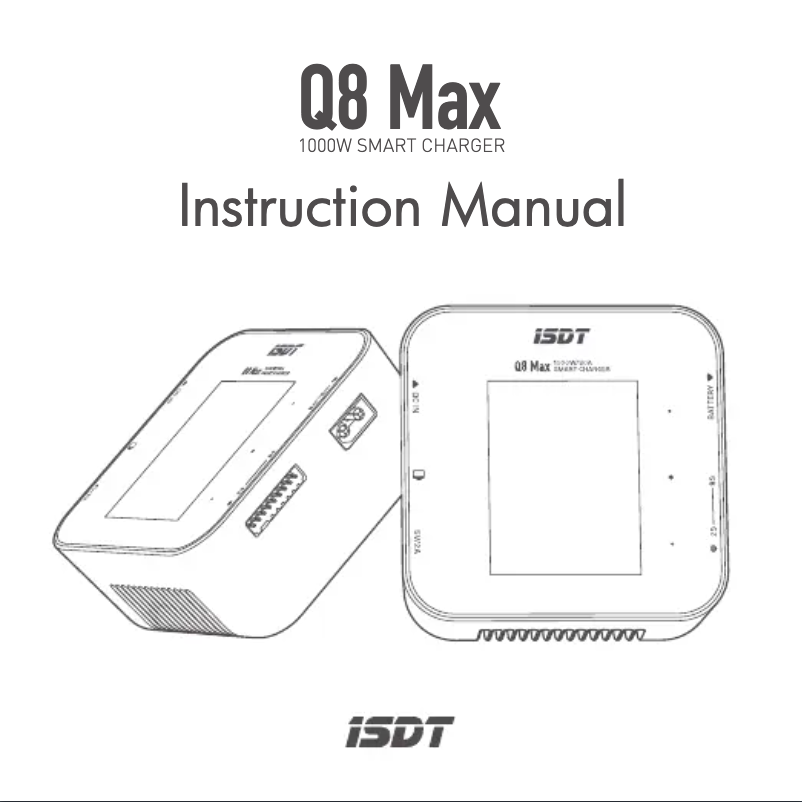 Image de la première page du manuel de l'appareil Q8 Max