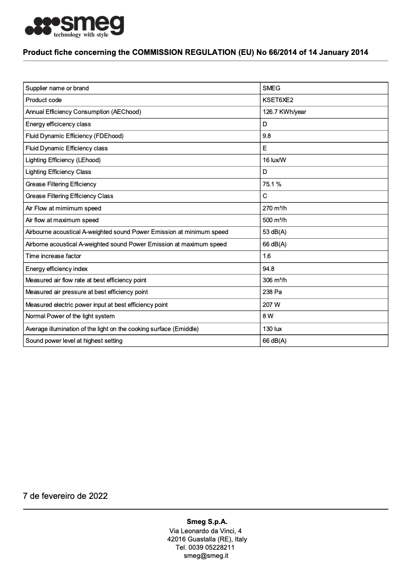 Page n°1 - Brochure Smeg KSET6XE2