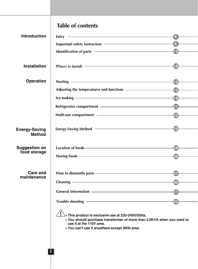 Page 1 de la notice Manuel utilisateur LG GC-B40BSGMD