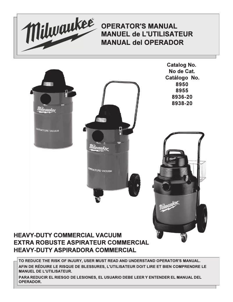 Image de la première page du manuel de l'appareil 8936-20