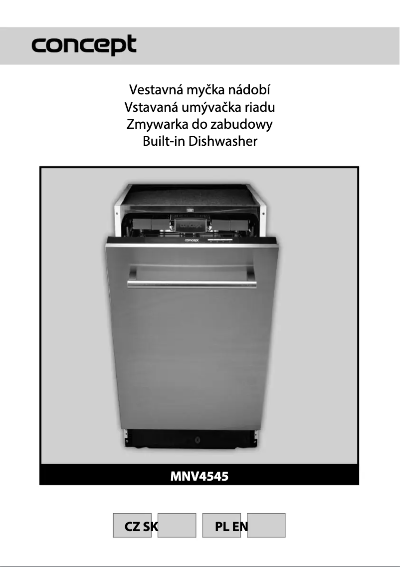 Page 1 de la notice Manuel utilisateur Concept MNV4545