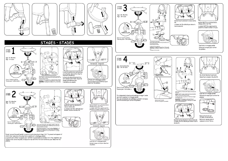 Page n°1 - Manuel utilisateur Little Tikes 4 in 1 Sports Edition Trike