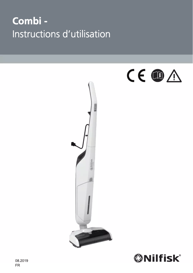 Page 1 de la notice Manuel utilisateur Nilfisk Combi