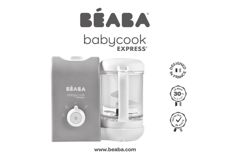 Page n°1 - Manuel utilisateur Beaba Babycook Express