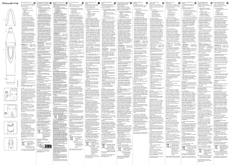 Page n°1 - Manuel utilisateur Rowenta Nose & Ear Trimmer TN3010