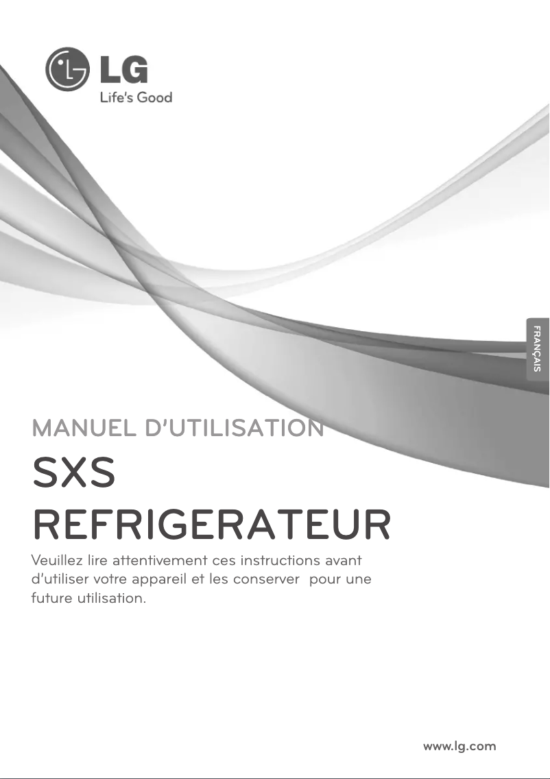 Page n°1 - Manuel utilisateur LG GSB325PVQV