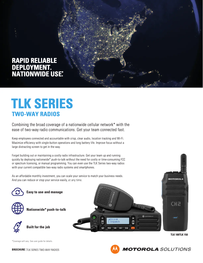 Image de la première page du manuel de l'appareil WAVE Mobile TLK 150