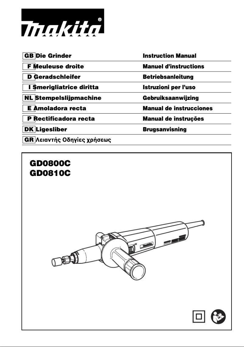 Image de la première page du manuel de l'appareil GD0810C