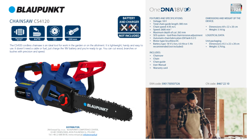 Image de la première page du manuel de l'appareil CS4120