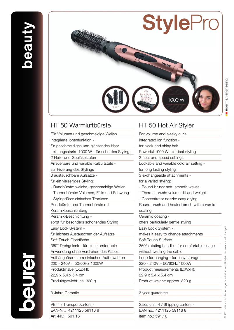 Image de la première page du manuel de l'appareil HT 50