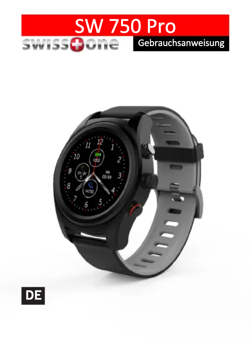 Image de la première page du manuel de l'appareil SW 750 Pro