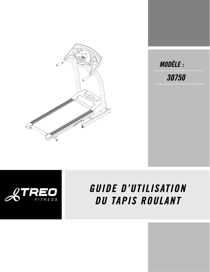 Page 1 de la notice Manuel utilisateur Treo 30750