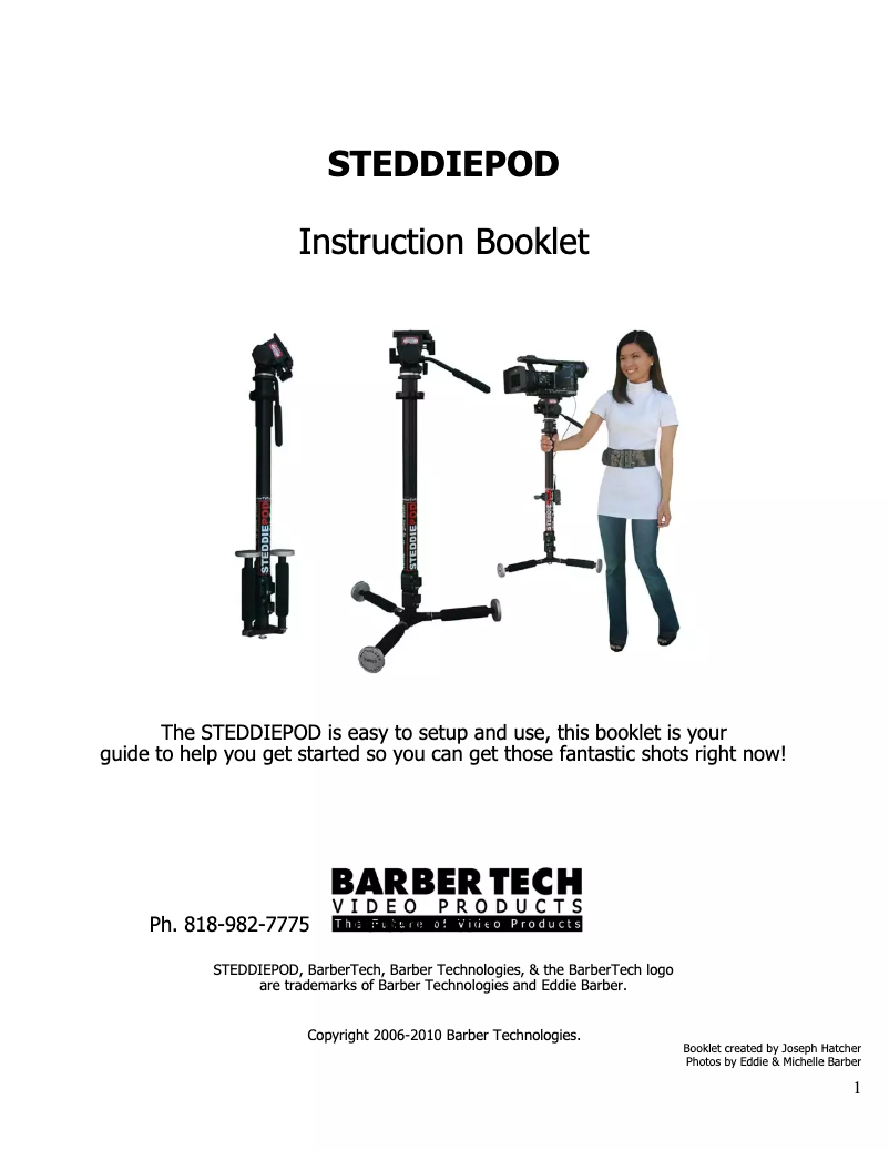 Image de la première page du manuel de l'appareil SteddiePod