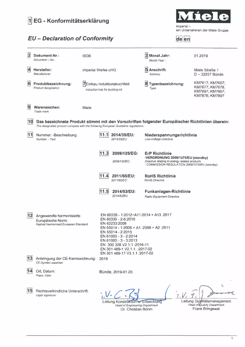 Image de la première page du manuel de l'appareil KM 7878 FL