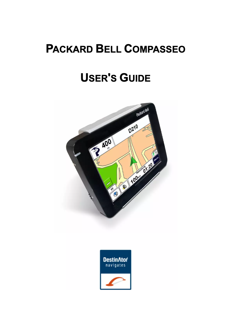 Page 1 de la notice Manuel utilisateur Packard Bell Compasseo 420