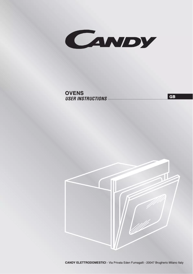 Page n°1 - Manuel utilisateur Candy FPP 403/1 N