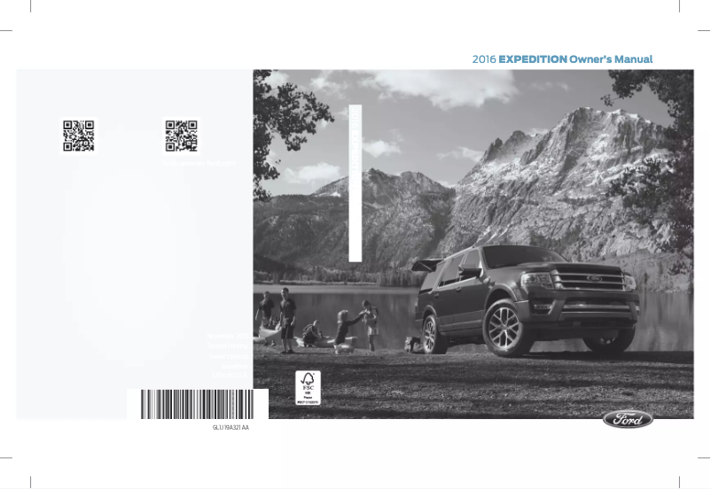 Image de la première page du manuel de l'appareil Expedition (2016)