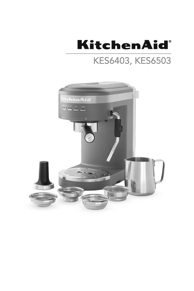 Page n°1 - Manuel utilisateur KitchenAid KES6403