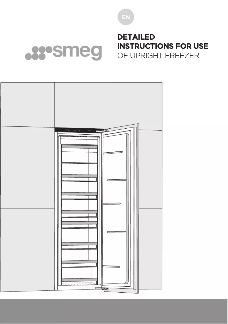 Página 1 del manual Manual de usuario Smeg S7220FNDP2C