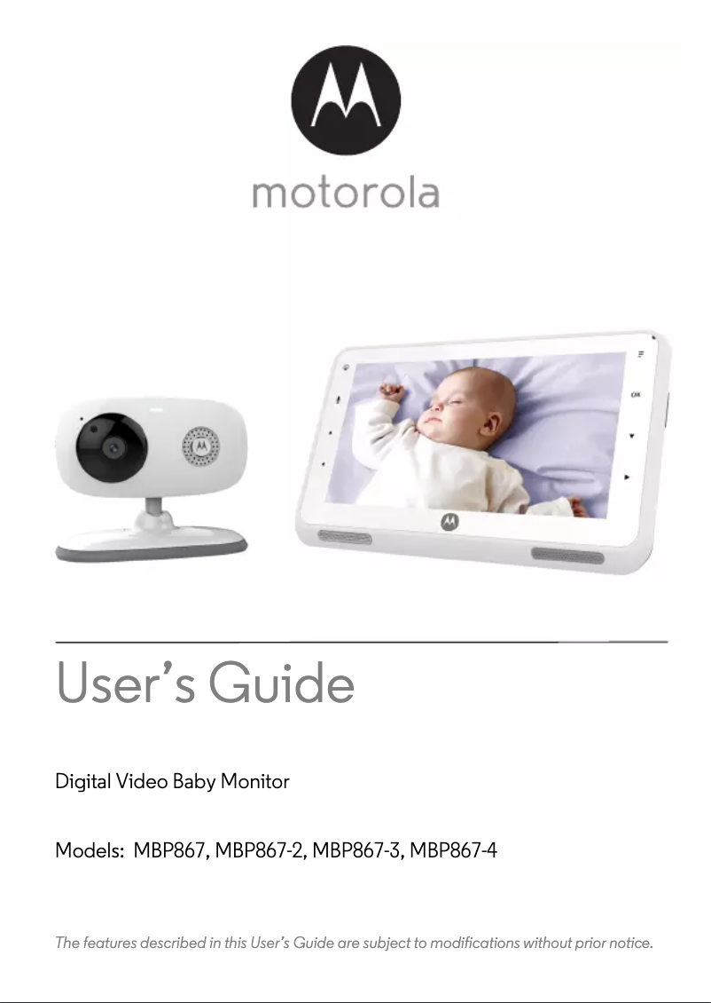 Image de la première page du manuel de l'appareil MBP867-2