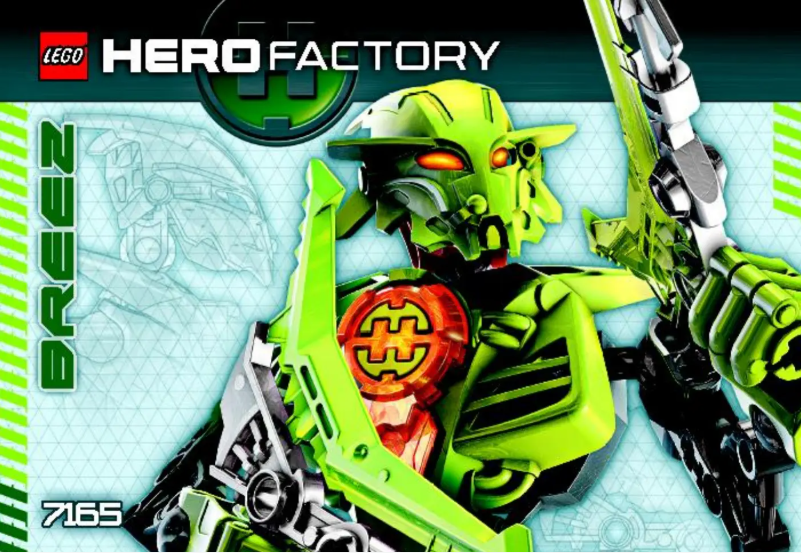 Page 1 de la notice Manuel utilisateur Lego Hero Factory 7165