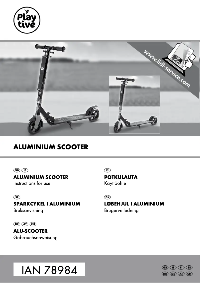 Image de la première page du manuel de l'appareil IAN 78984