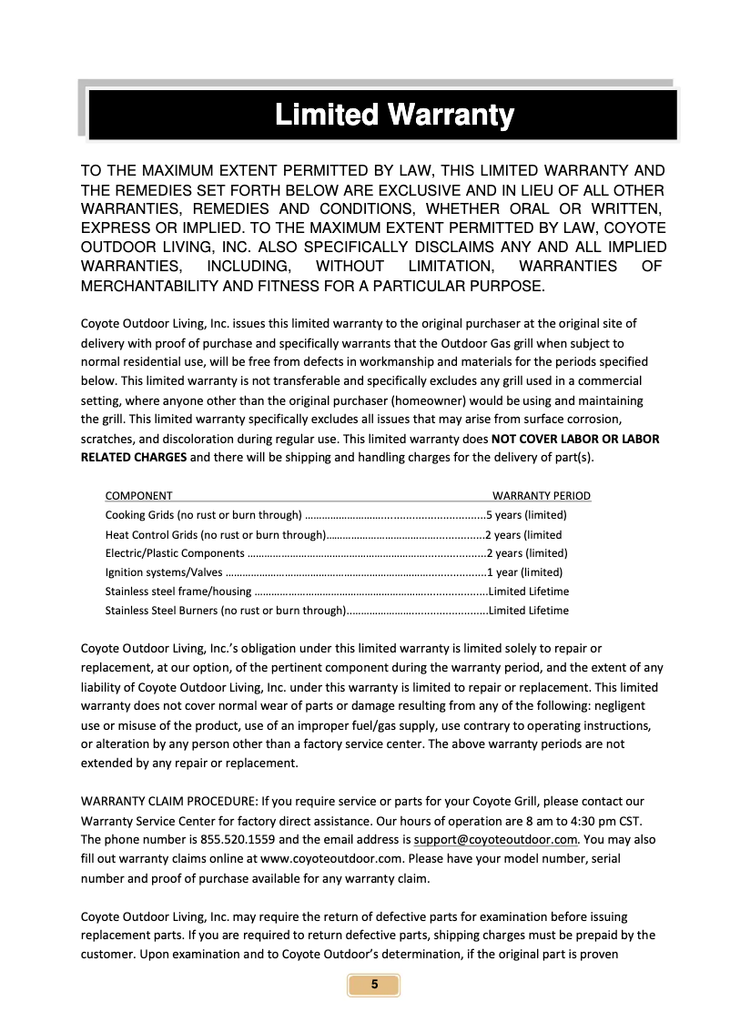 Image de la première page du manuel de l'appareil C1S36LP